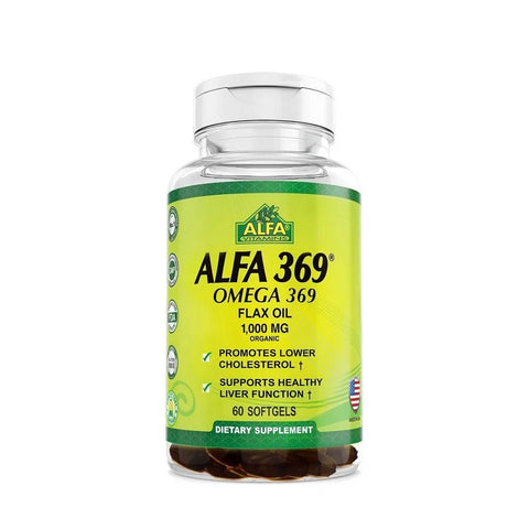 ALFA OMEGA 3-6-9 FLAX OIL 1000MG SOFTGEL 60'S - - Essential Supplements, Fish Oil & Omega, Nutrition - - PharmaCare Online