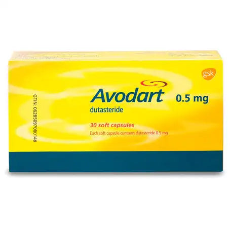 Avodart 0.5 mg Caps 30's
