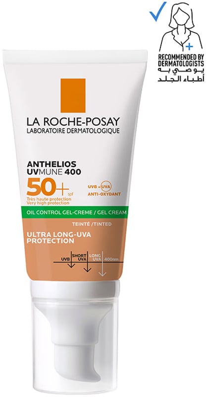 La Roche Posay Anthelios XL Dry Touch Tinted Gel Sunscreen, SPF 50+ 50 ML