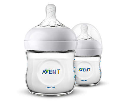 Avent Natural Feeding Bottle Scf030/27,125 ML 2's