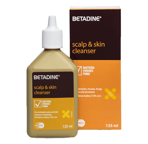 Betadine Scalp And Skin Cleanser,125 ML