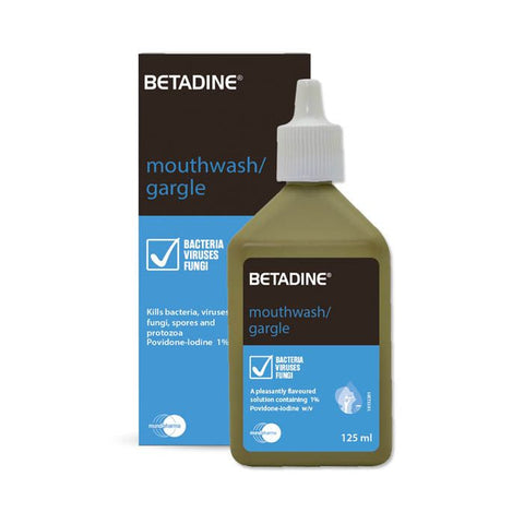 Betadine Mouthwash&Gargle,125 ML