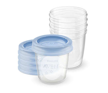 Avent Breast Milk Refill Cups,Scf619/05 180 ML 5's
