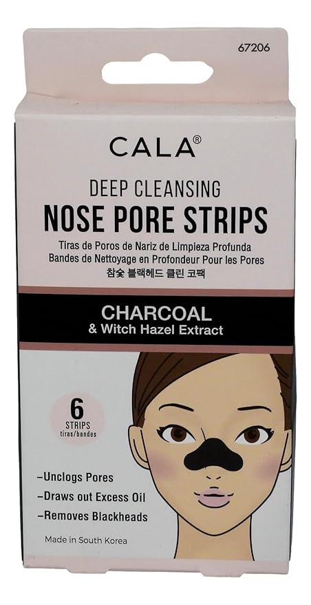 Cala Charcoal nose pore strips 6s