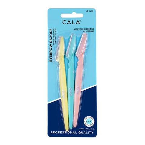 Cala Eyebrow Razor 70-723B 3 Pcs.