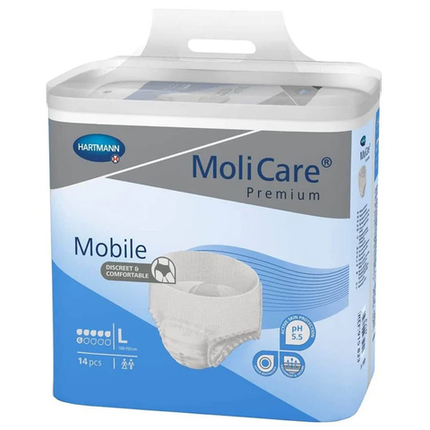 Molicare Premium Mobile Adult Diapers Size L 6D-14PCS