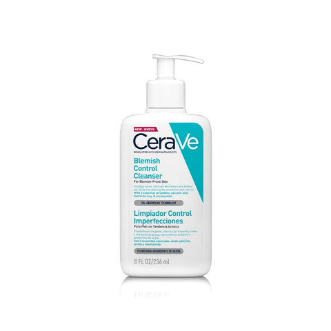 CeraVe Blemish Control Cleanser Face Wash For Acne & Blemish Prone Skin with 2% Salicylic Acid, Niacinamide and Ceramides 236 ML