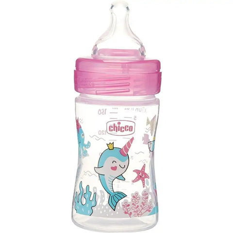 Chicco Wb Fd Bottle Silicone Girl,150 ML
