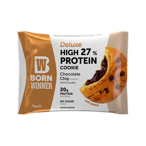 Born Winner Deluxe Chocolate Chip Cookie Protein Bar, 75 g