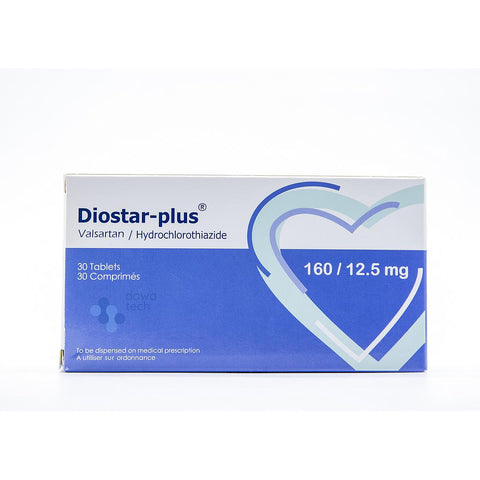 Diostar-Plus 160/12.5 mg 30 Tablets