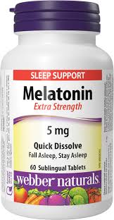 Webber Naturals Melatonin 5mg Tablet 60's