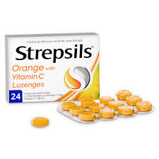 Strepsils Orange And Vitamin C 24 Pieces