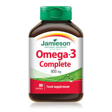 JAMIESON OMEGA-3 600MG 80SOFTGELS