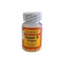 Sentinel Super B Complex Tablets, 60’s