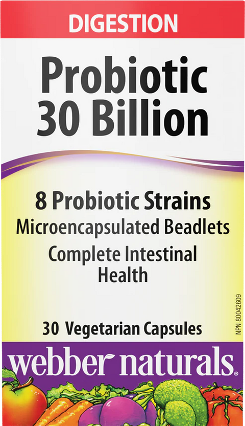 Webber Naturals Probiotic 30 Billion Capsule - 30's