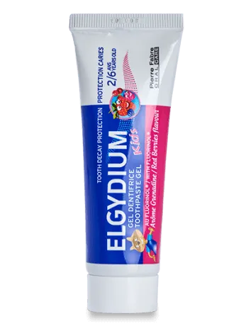 ELGYDIUM KIDS T/PASTE RED BERRIES 3-6YRS 50ML - - Elgydium, Oral Care - - PharmaCare Online
