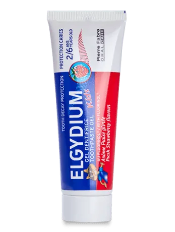 ELGYDIUM KIDS T/PASTE STRAWBERRY 3-6YRS 50ML - - Elgydium, Oral Care - - PharmaCare Online