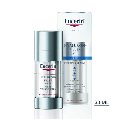 Eucerin Hyaluron Filler Night Peeling Serum, 30 ML