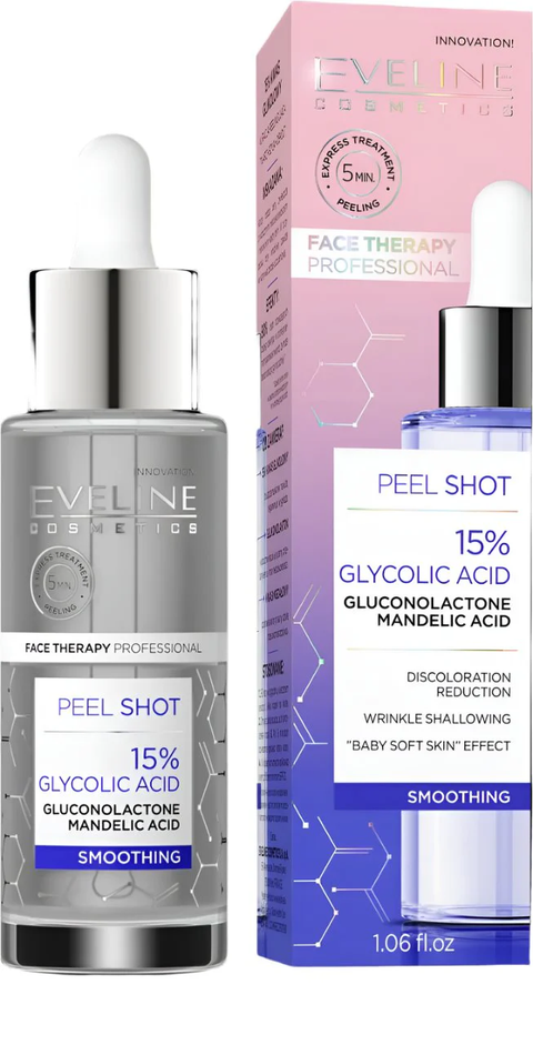 Eveline Peel Shot 15% Glycolic Acid Smooth 30 ml