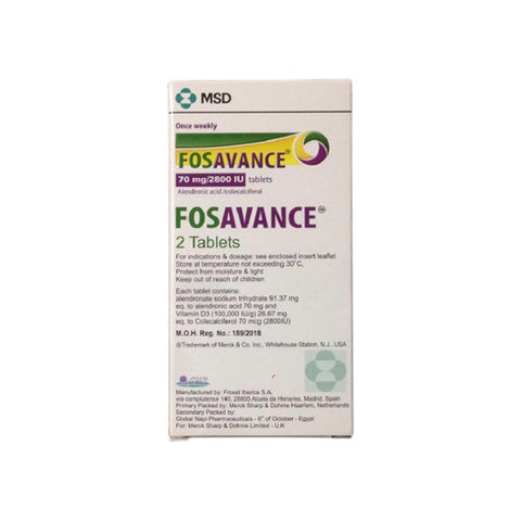 Fosavance 70Mg/5600Iu Tab 4'S Tablet 4 PC
