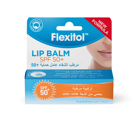 Flexitol Lip Balm SPF 50+ – Ultimate Protection for Soft, Hydrated Lips (10g)
