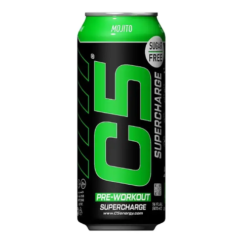 C5 PRE-WORKOUT SUPERCHARGE 473ML MOJITO sugar free