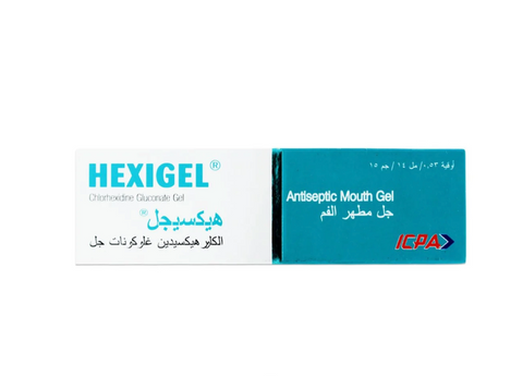 Hexigel Antiseptic Mouth Gel 15 gm