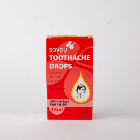 Savoy Toothache Drops, 15 ML