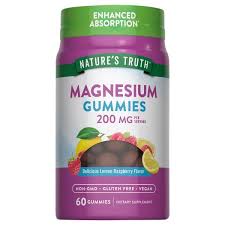 Nature's Truth Magnesium 200 Mg 60 Lemon Gummies