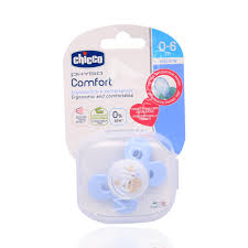 Chicco Silicone Soother Boy 0-6M,1's