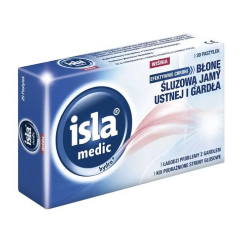 Isla Medic Hydro+ Cherry Lozenges 20S