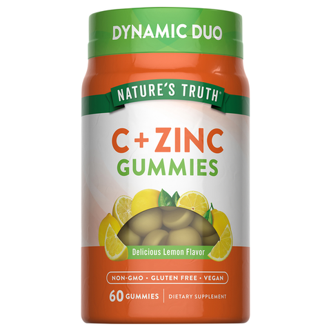 Nature's Truth Vitamin C Plus Zinc 60 Gummies