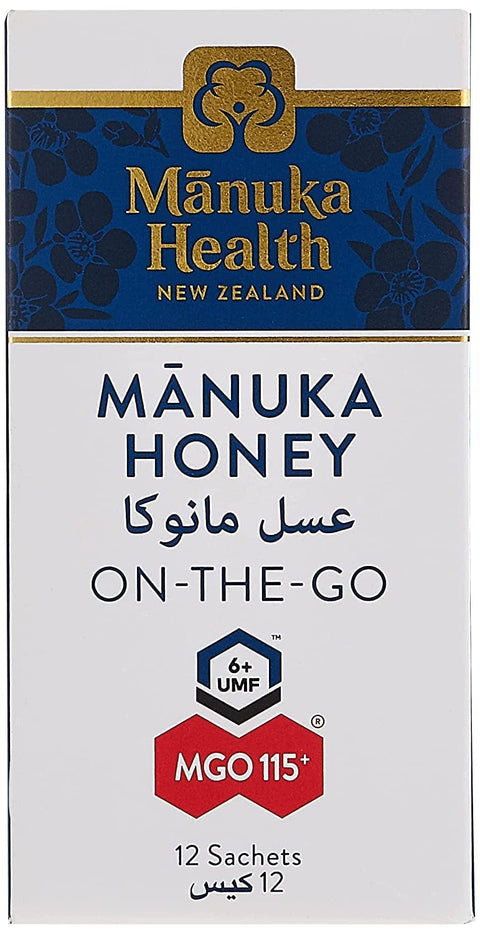 Manuka Honey Health MGO 115+ On The Go Snap Packs (12 PACK)