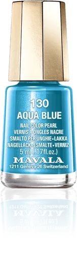 Mavala Nail Polish 130 Aqua Blue, 5 ML