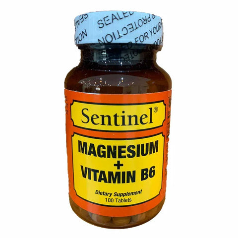 Sentinel Magnesium + Vitamin B6 Tablets, 100s
