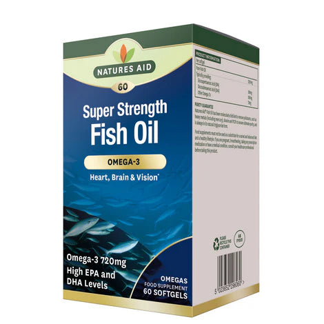 Natures Aid Super Strength Omega-3 Softgel 60'S