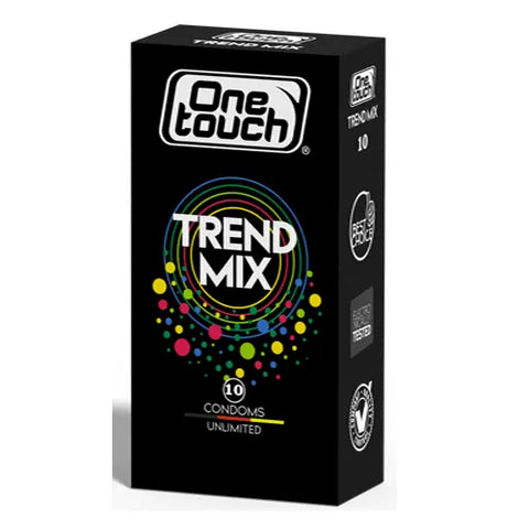 ONE TOUCH CONDOMS TREND MIX 10'S PACK - - Men Care, Personal Care - - PharmaCare Online