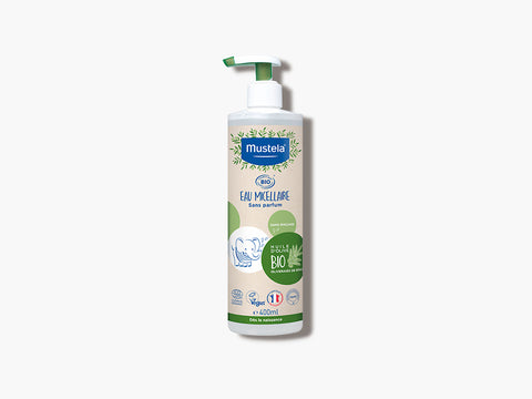 Mustela Certified Organic No-rinse micellar water, 400 ML