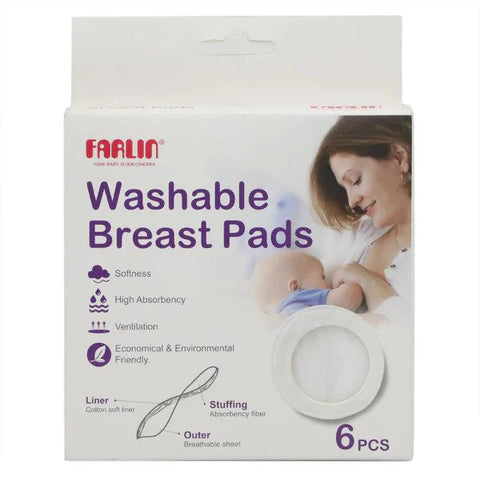 Farlin Washable Breast Pad 6s