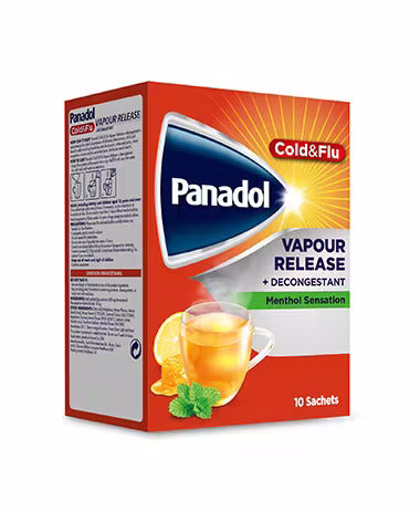 vap stock price Panadol Cold+Flu Vapour Release 10 Sachets – PharmaCare Online