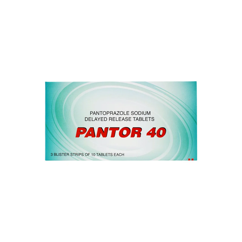 Pantor 40mg Tablets 30 Pieces