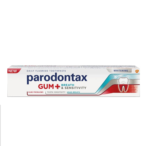 Parodontax Toothpaste Gum Plus Breath & Sensitivity Whitening 75ml