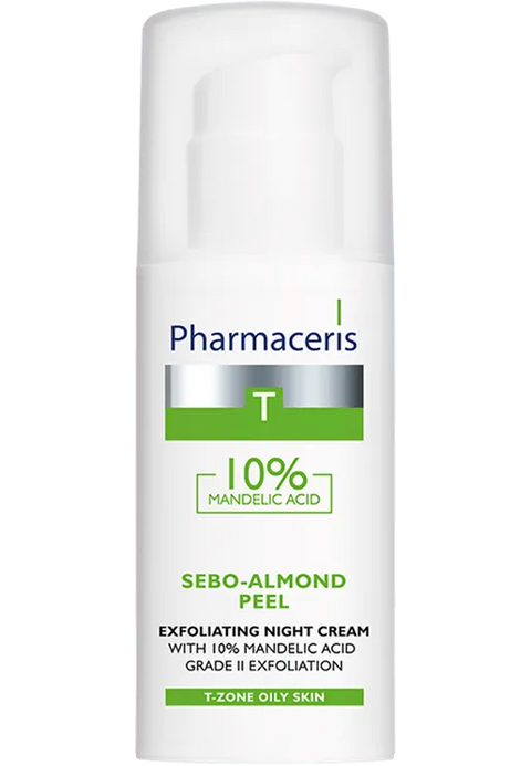 PHARMACERIS 10% MANDELIC ACID SEBO ALMOND PEEL CREAM 50ML - - Body Care, Face Care, Mother & Baby Care, Personal Care, Pharmaceries, Skin Care - - PharmaCare Online