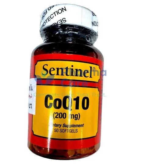 سينتينل CoQ10، 200 مجم كبسولات هلامية، 50 كبسولة