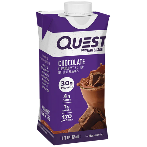 Quest Nutrition Protein Shake - Chocolate, 325 Ml