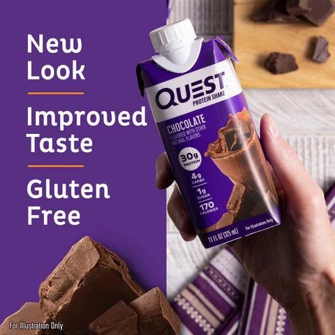 Quest Nutrition Protein Shake - Chocolate, 325 Ml