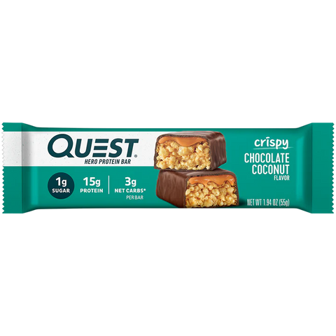 Quest Nutrition Protein Bar - Chocolate Coconut Crispy, 15 Gm