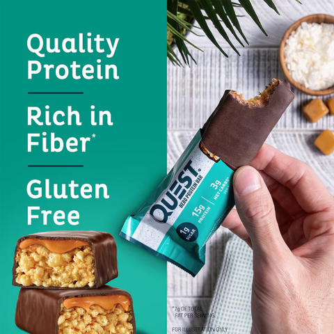 Quest Nutrition Protein Bar - Chocolate Coconut Crispy, 15 Gm