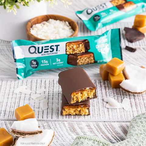 Quest Nutrition Protein Bar - Chocolate Coconut Crispy, 15 Gm