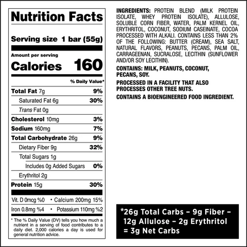 Quest Nutrition Protein Bar - Chocolate Coconut Crispy, 15 Gm